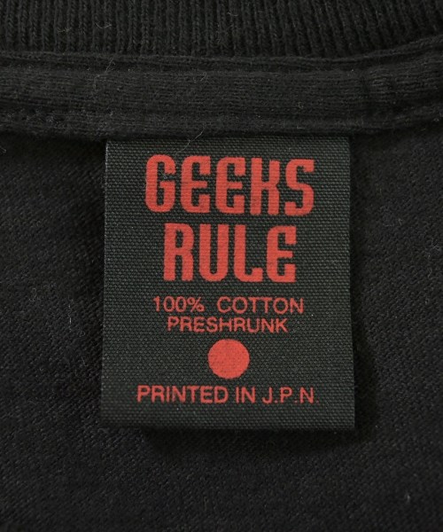 GEEKS RULE（ギークスルール）Tシャツ・カットソー 黒 サイズ:L メンズ/2200638687033