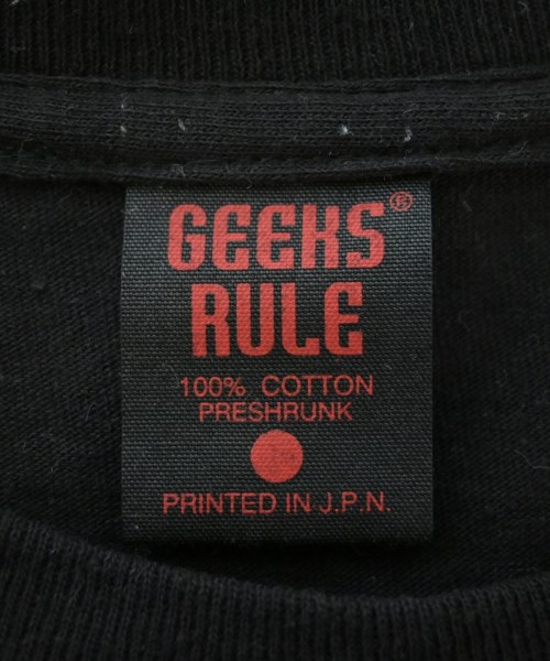 GEEKS RULE（ギークスルール）Tシャツ・カットソー 黒 サイズ:XXL メンズ/2200622280059