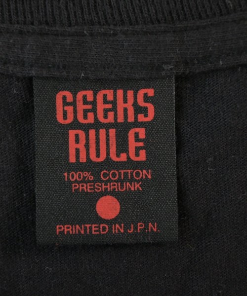 GEEKS RULE（ギークスルール）Tシャツ・カットソー 黒 サイズ:L メンズ/2200672162268