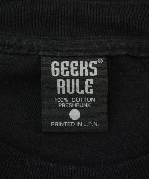 GEEKS RULE（ギークスルール）Tシャツ・カットソー 黒 サイズ:F メンズ/2200715484210