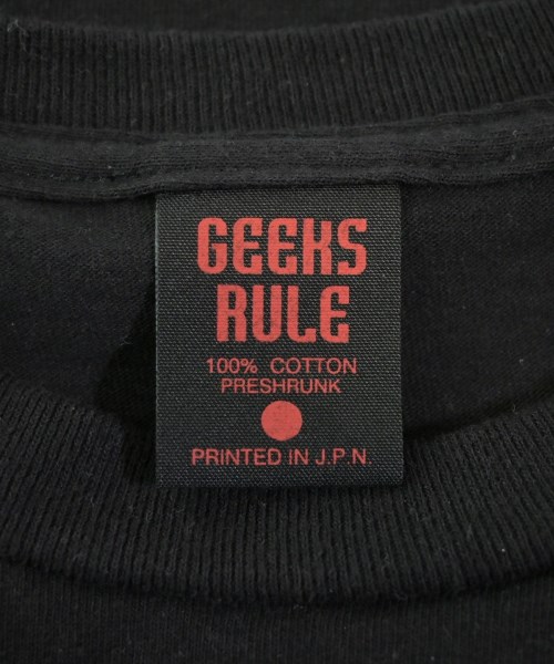 GEEKS RULE（ギークスルール）Tシャツ・カットソー 黒 サイズ:M メンズ/2200646845029