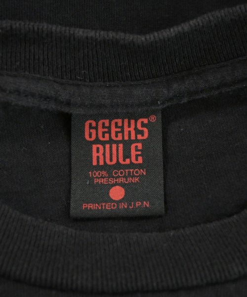 GEEKS RULE（ギークスルール）Tシャツ・カットソー 黒 サイズ:L メンズ/2200670287086