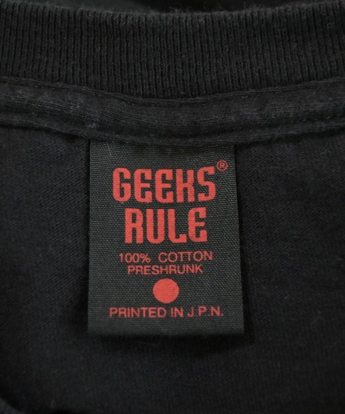 GEEKS RULE（ギークスルール）Tシャツ・カットソー 黒 サイズ:L メンズ/2200670287093