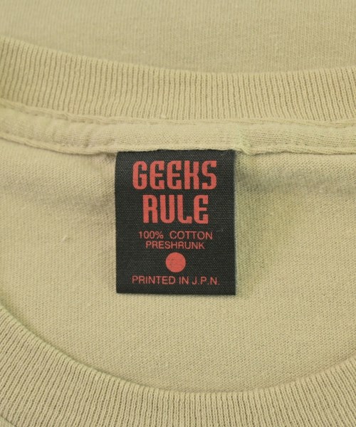 GEEKS RULE（ギークスルール）Tシャツ・カットソー ベージュ サイズ:-(XL位) メンズ/2200723882251
