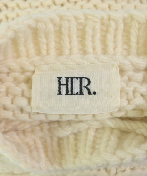 HER.（ハー）ニット・セーター ベージュ サイズ:F レディース/2200669717068