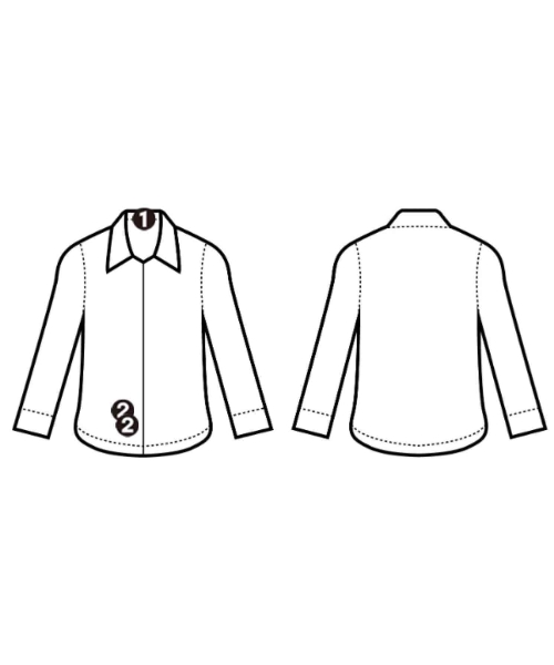 HER.（ハー）ブラウス 白 サイズ:F レディース/2200655679042