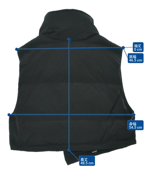 HER.（ハー）ダウンジャケット/ダウンベスト 黒 サイズ:F レディース/2200651750141