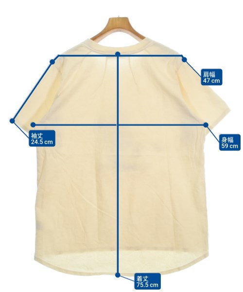 JUN/NAKAYAMA（ジュンナカヤマ）Tシャツ・カットソー ベージュ サイズ:L メンズ/2200672861536