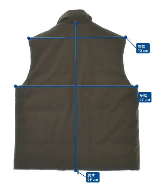 LA BOUCLE（ラブークル）ダウンジャケット/ダウンベスト 茶 サイズ:2(M位) メンズ/2200652138030