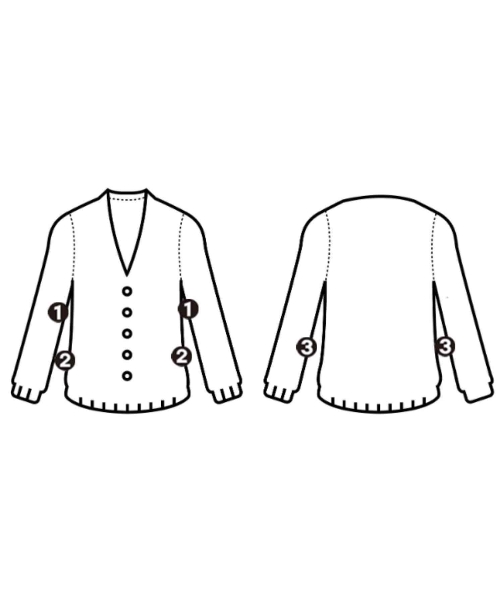 LEVER（レバー）カーディガン グレー サイズ:F レディース/2200656611027