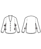 LEVER（レバー）カーディガン グレー サイズ:F レディース/2200656611027