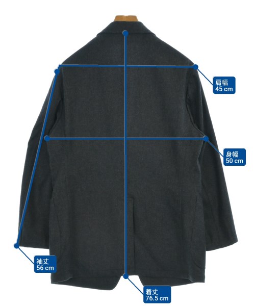 MAISON et VOYAGE（メゾンエヴォヤージュ）ジャケット グレー サイズ:50(XL位) メンズ/2200643844018