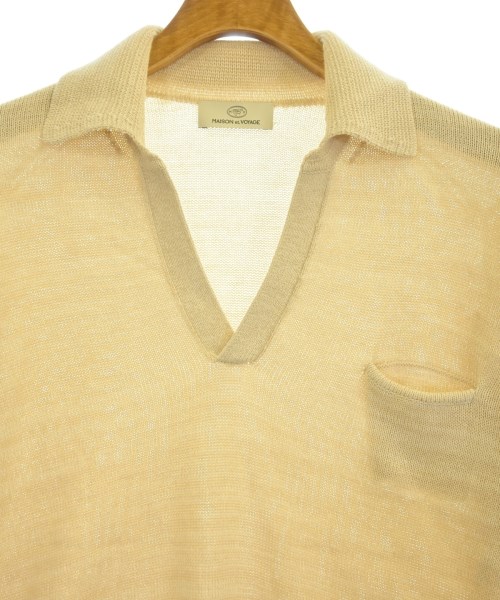 MAISON et VOYAGE（メゾンエヴォヤージュ）ニット・セーター ベージュ サイズ:M メンズ/2200623726068