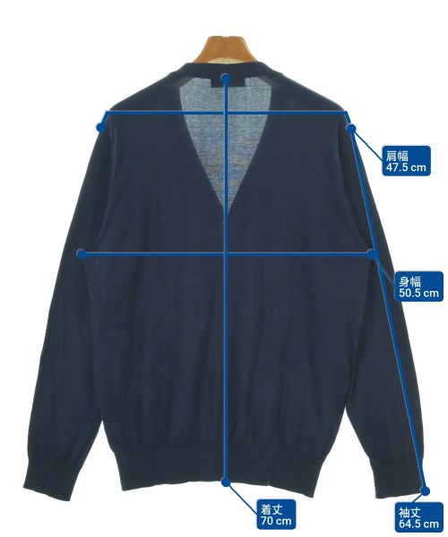 MAISON et VOYAGE（メゾンエヴォヤージュ）カーディガン 紺 サイズ:L メンズ/2200630184042