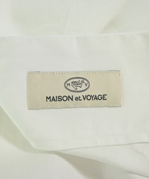 MAISON et VOYAGE（メゾンエヴォヤージュ）カジュアルシャツ 白 サイズ:M メンズ/2200606269100