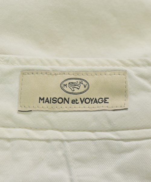 MAISON et VOYAGE（メゾンエヴォヤージュ）チノパン 白 サイズ:48(L位) メンズ/2200606769211
