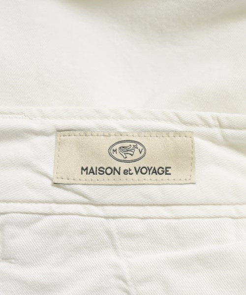 MAISON et VOYAGE（メゾンエヴォヤージュ）チノパン 白 サイズ:48(L位) メンズ/2200606769228