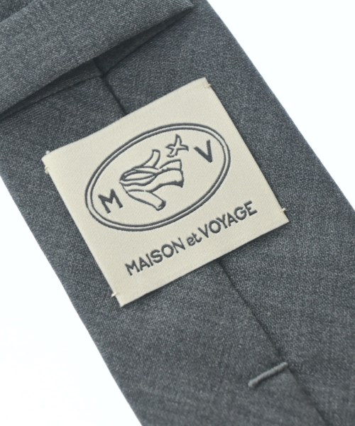 MAISON et VOYAGE（メゾンエヴォヤージュ）ネクタイ グレー サイズ:- メンズ/2200649930036