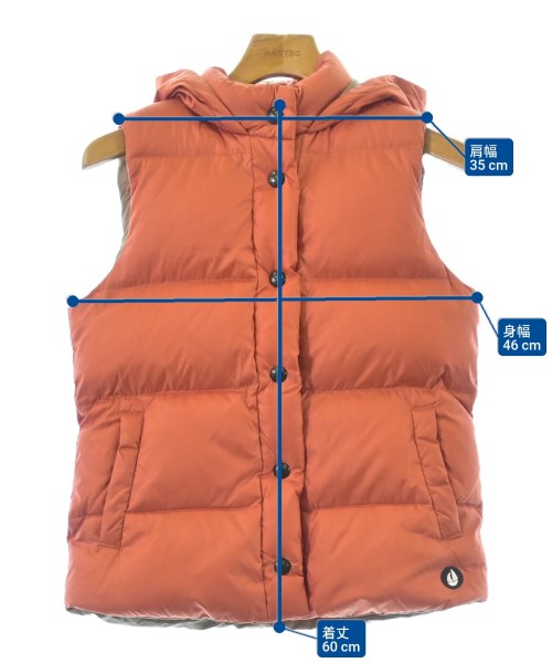Michel Beaudouin（ミシェルボードウイン）ダウンジャケット/ダウンベスト オレンジ サイズ:-(L位) レディース/2200629111202