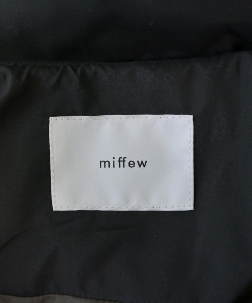 miffew（ミフュー）ダウンジャケット/ダウンベスト 黒 サイズ:1(S位) レディース/2200623420010