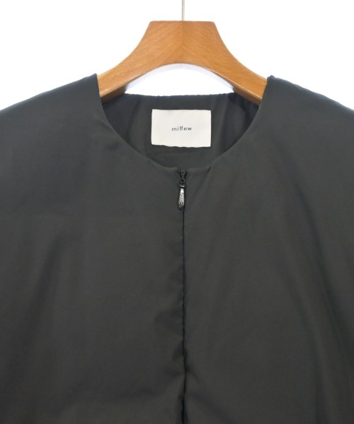 miffew（ミフュー）ダウンジャケット/ダウンベスト 黒 サイズ:1(S位) レディース/2200623420010