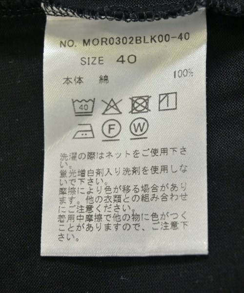 MORISHITA（モリシタ）Tシャツ・カットソー 黒 サイズ:40(M位) レディース/2200711364363