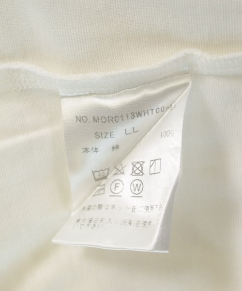MORISHITA（モリシタ）Tシャツ・カットソー 白 サイズ:LL メンズ/2200721246086