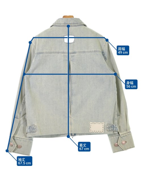 NULLUS（ヌールス）デニムジャケット 青 サイズ:2(M位) メンズ/2200625929047