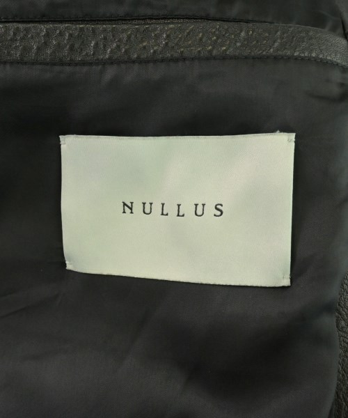 NULLUS（ヌールス）ライダース 黒 サイズ:1(S位) メンズ/2200722820018