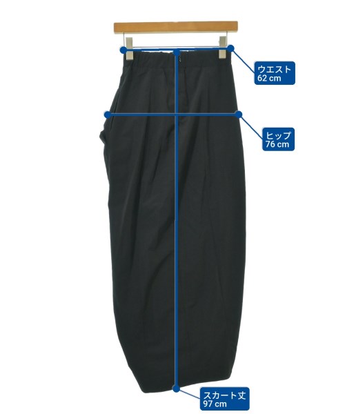 OMMO（オーエムエムオー）ロング・マキシ丈スカート 黒 サイズ:36(S位) レディース/2200664385040