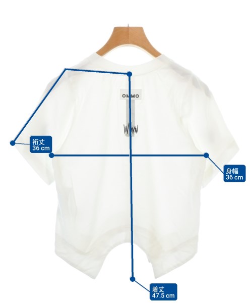 OMMO（オーエムエムオー）Tシャツ・カットソー 白 サイズ:F レディース/2200682455169