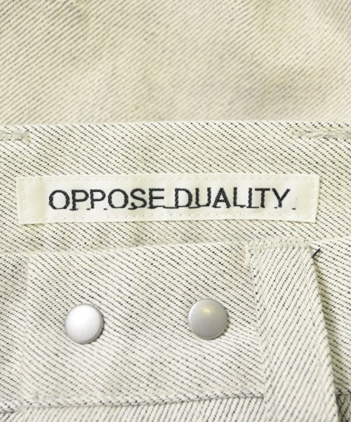 OPPOSE DUALITY（オポーズデュアリティ）デニムパンツ 白 サイズ:46(M位) メンズ/2200694594191