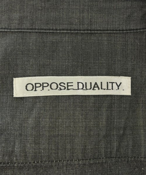 OPPOSE DUALITY（オポーズデュアリティ）カジュアルシャツ グレー サイズ:44(M位) メンズ/2200667151086