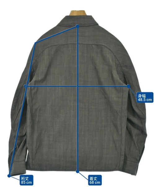 OPPOSE DUALITY（オポーズデュアリティ）カジュアルシャツ グレー サイズ:44(M位) メンズ/2200667151086