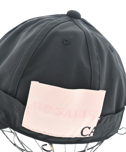 Seivson（セイヴソン）キャップ 黒 サイズ:- レディース/2200669688030