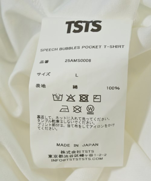 TSTS（ティーエスティーエス）Tシャツ・カットソー 白 サイズ:L レディース/2200707997032