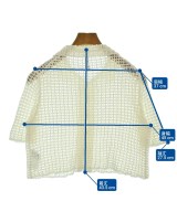 A CCORDION（アコーディオン）カーディガン 白 サイズ:M レディース/2200616467091