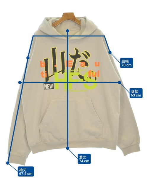 b.Eautiful（ビューティフル）パーカー 白 サイズ:XXL メンズ/2200678384039