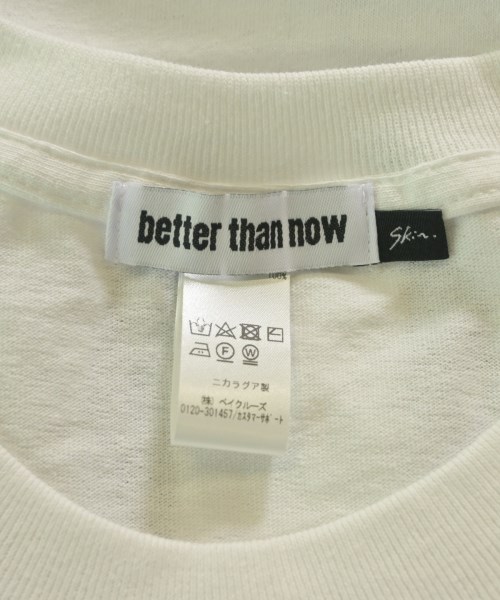 better than now（ベターザンナウ）Tシャツ・カットソー 白 サイズ:F レディース/2200622382036