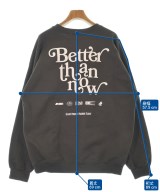 better than now（ベターザンナウ）スウェット 茶 サイズ:F レディース/2200640487034