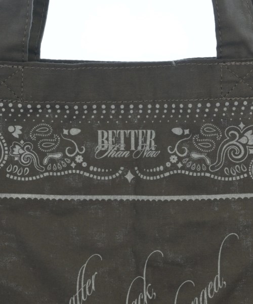 better than now（ベターザンナウ）トートバッグ グレー サイズ:- レディース/2200687069125