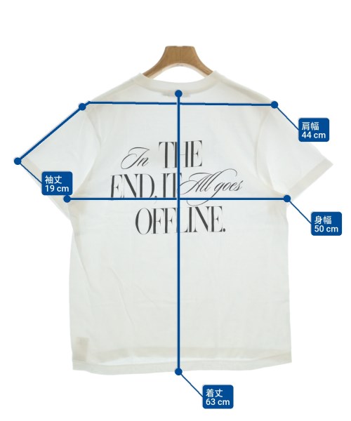 better than now（ベターザンナウ）Tシャツ・カットソー 白 サイズ:1(S位) メンズ/2200688576264