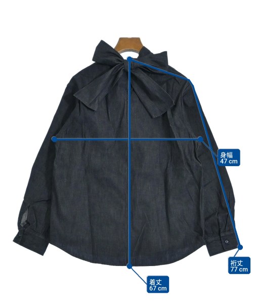 BONNY WOVEN（ボニーウーブン）カジュアルシャツ 紺 サイズ:F レディース/2200644810111