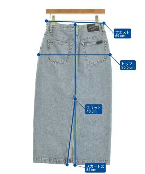 BONNY WOVEN（ボニーウーブン）ロング・マキシ丈スカート 青 サイズ:3(L位) レディース/2200622602035