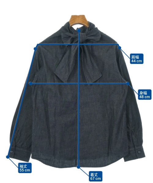 BONNY WOVEN（ボニーウーブン）カジュアルシャツ 紺 サイズ:F レディース/2200618377022