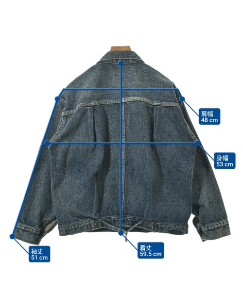 BONNY WOVEN（ボニーウーブン）デニムジャケット 青 サイズ:F レディース/2200662606055