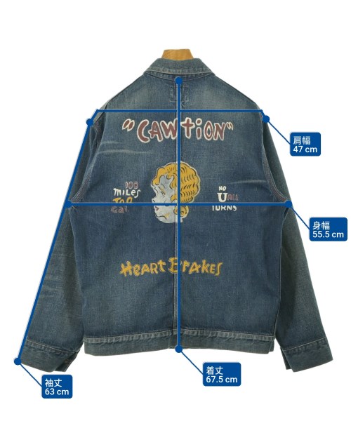 BY GLADHAND（バイグラッドハンド）デニムジャケット 青 サイズ:L メンズ/2200655767084