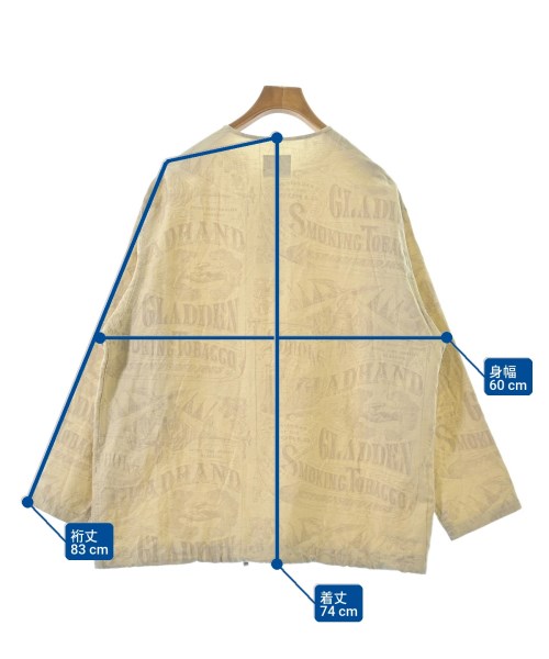 BY GLADHAND（バイグラッドハンド）カジュアルシャツ ベージュ サイズ:L メンズ/2200655767220