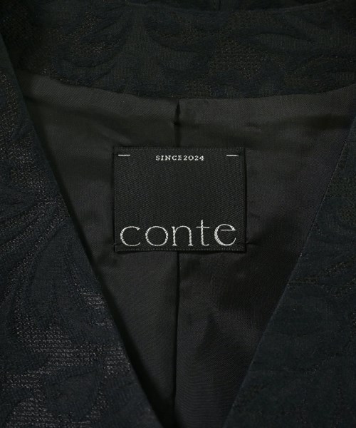 conte（コンテ）ベスト 黒 サイズ:F レディース/2200642199010