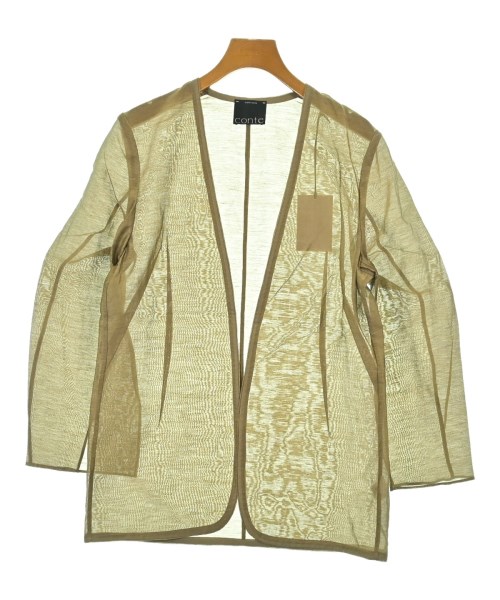 conte(コンテ)カジュアルジャケット 茶 サイズ:F/2200642199058